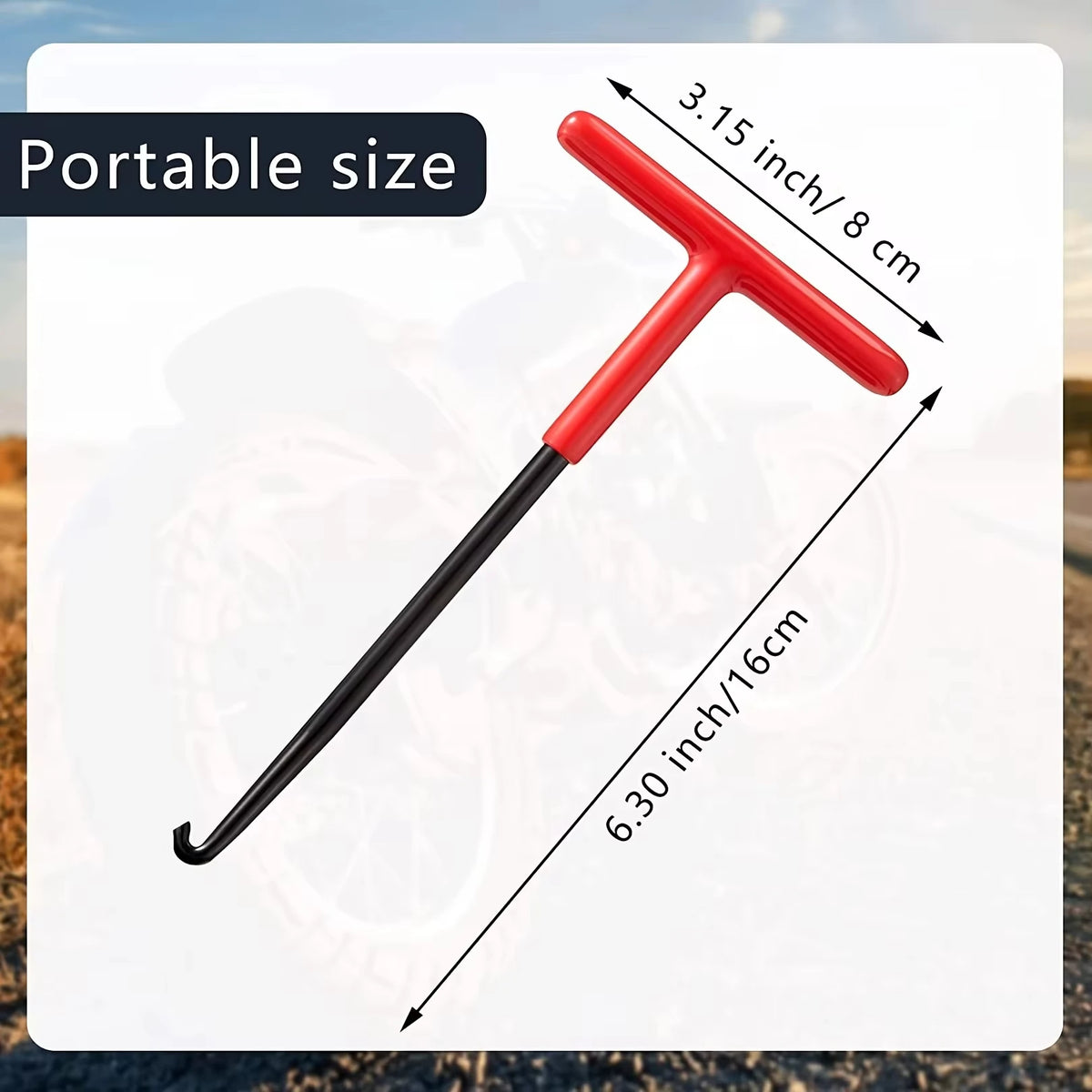 Motorcycle Exhaust Spring Hook T Shaped Handle Exhaust Pipe Spring Wrench Puller Installer Hook Tool Vue