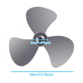 Universal 16 Inch Fan Blade Replacement Standing Floor Fan Leaf with Nut Cover Replacement Part for Living Room Bedroom Basement Vue 16inch
