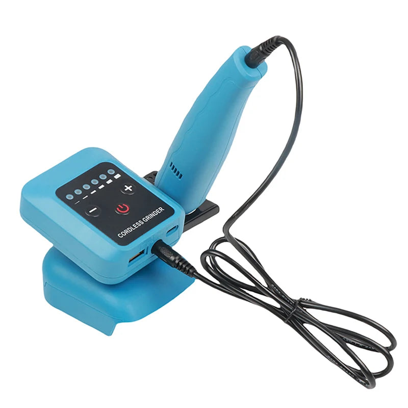 80W Electric Grinder 20V Mini Electric Grinder 18000r/min Home For 18V-21V Makita Lithium Battery Reverse Steples Speed Adjust Vue