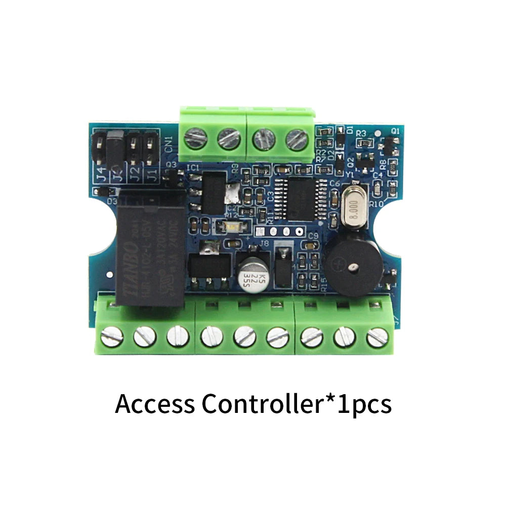Access Control Kit Relay Access Controller Board + Mini Card Reader for Electric Lock System Wiegand 26-44& TM Card Reader Set Vue TM-DALAS controller