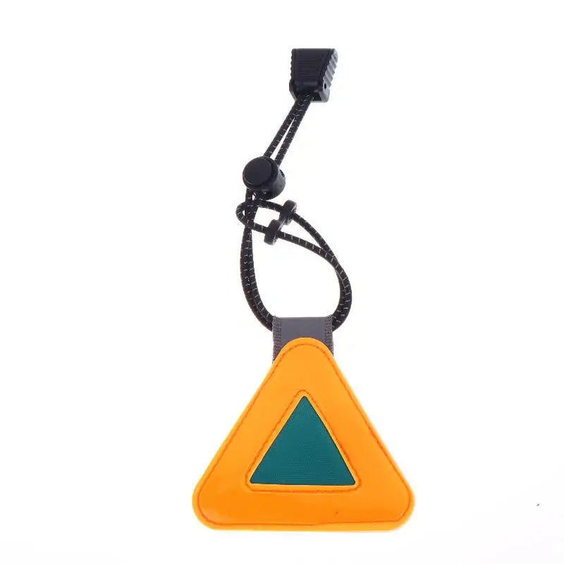 Reflective Triangle Patch for Night Riding Visibility and Safety Vue Orange