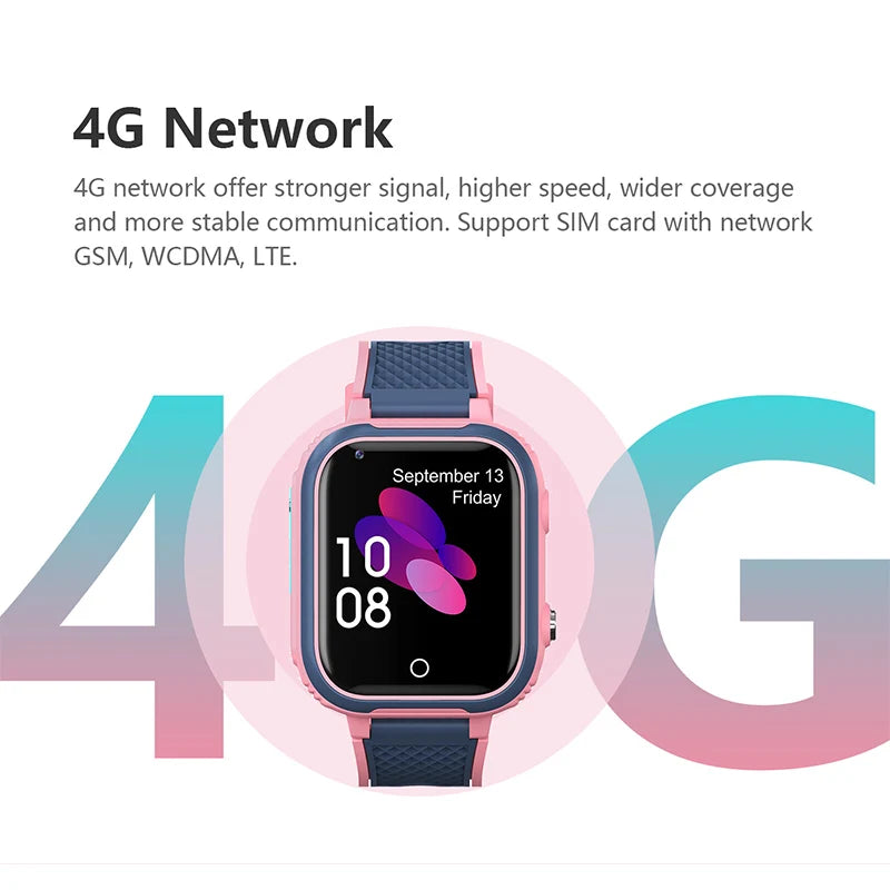 New Update LT21 4G Smart Watch Kids GPS WIFI Video Call SOS Child Smartwatch Camera Monitor Tracker Location Phone Watch Boy Vue