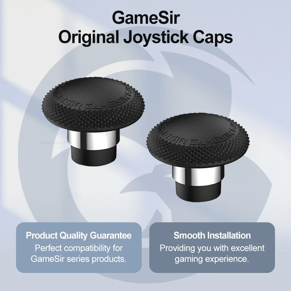GameSir Joystick Caps for G7 Pro G7 Pro 8K Cyclone 2 Gamepad Accessories 3 Pairs Personalized Caps Smooth Steel Ring Control Vue