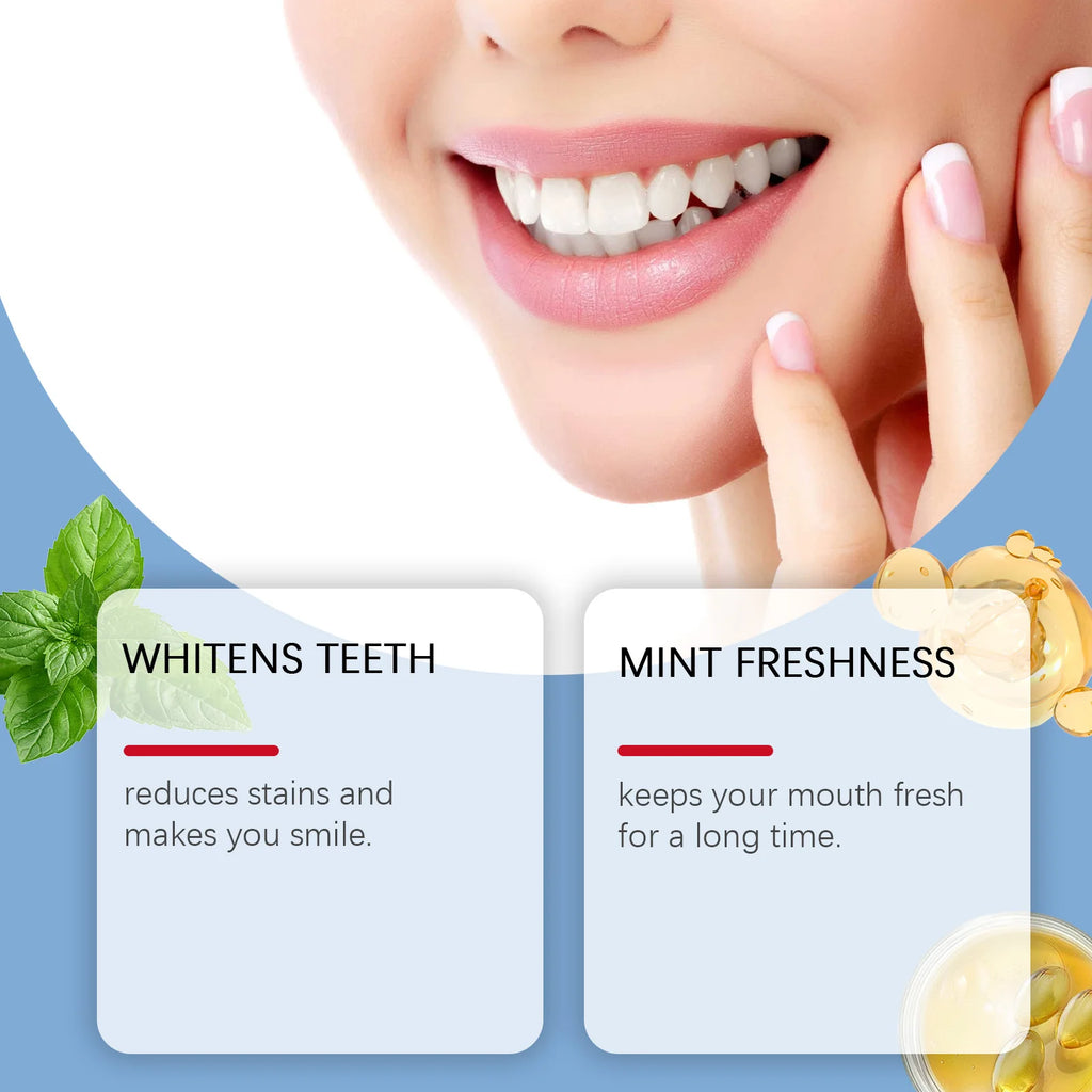 Hydroxyapatite Toothpaste Enamel Repair Teeth Stains Cleansing Bad Breath Removal Dental Birghtening Preventing Periodontitis Vue