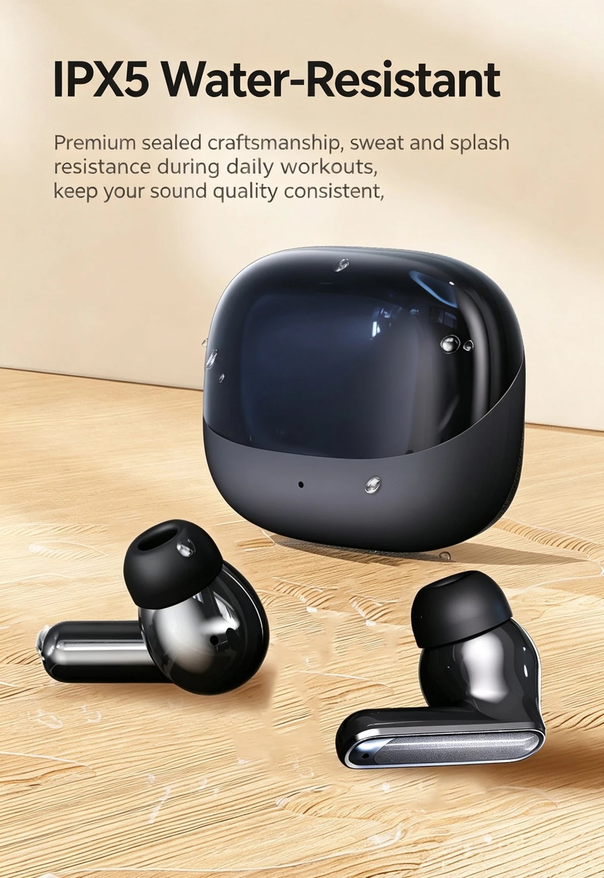 KC-902 Bluetooth V6.0 Earphones TWS in-Ear Wireless Headphones AI Translator Earbuds comfortable Ultra-light Earbuds Vue