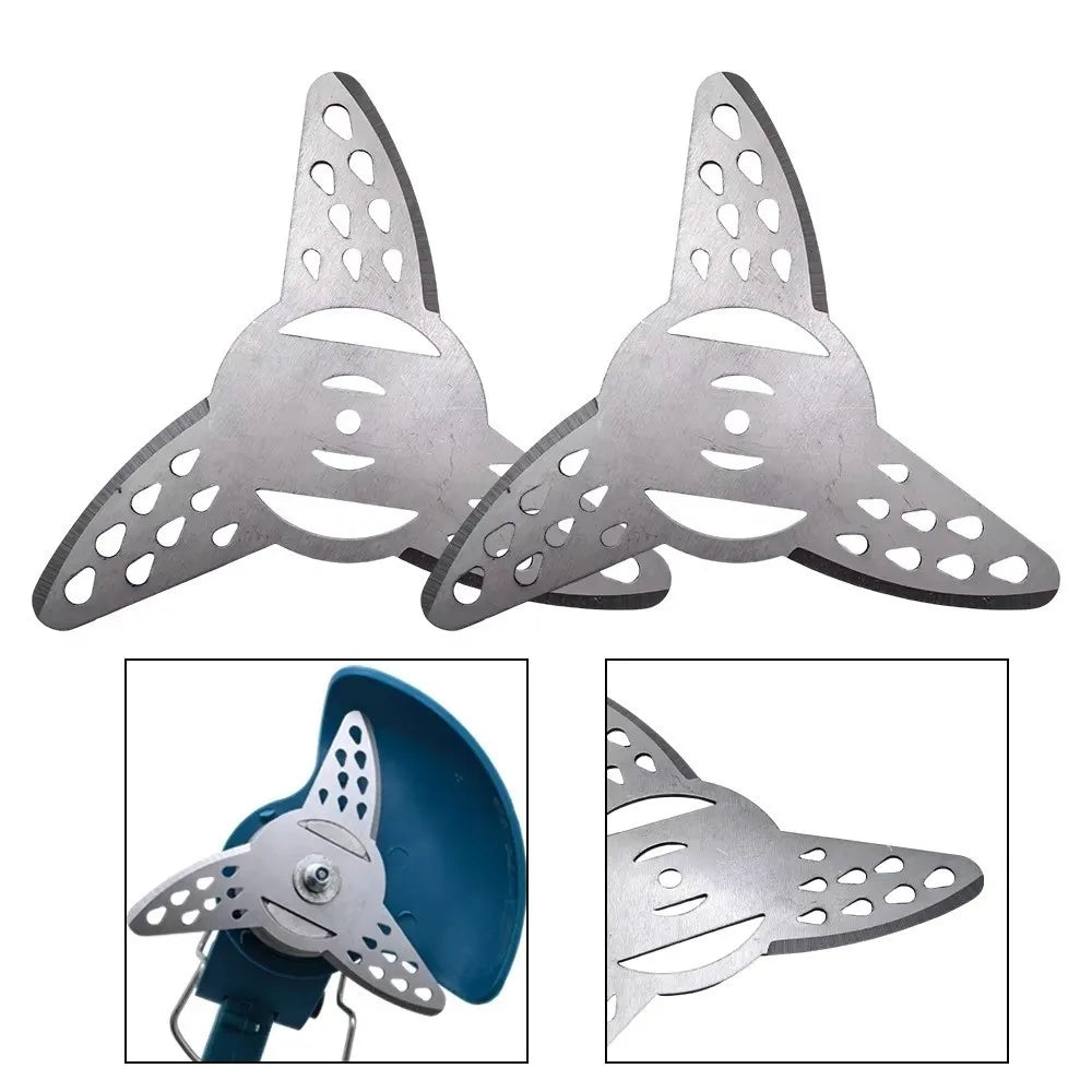 3 Teeth Metal Grass String Trimmer Brushcutter Head Blades Electric