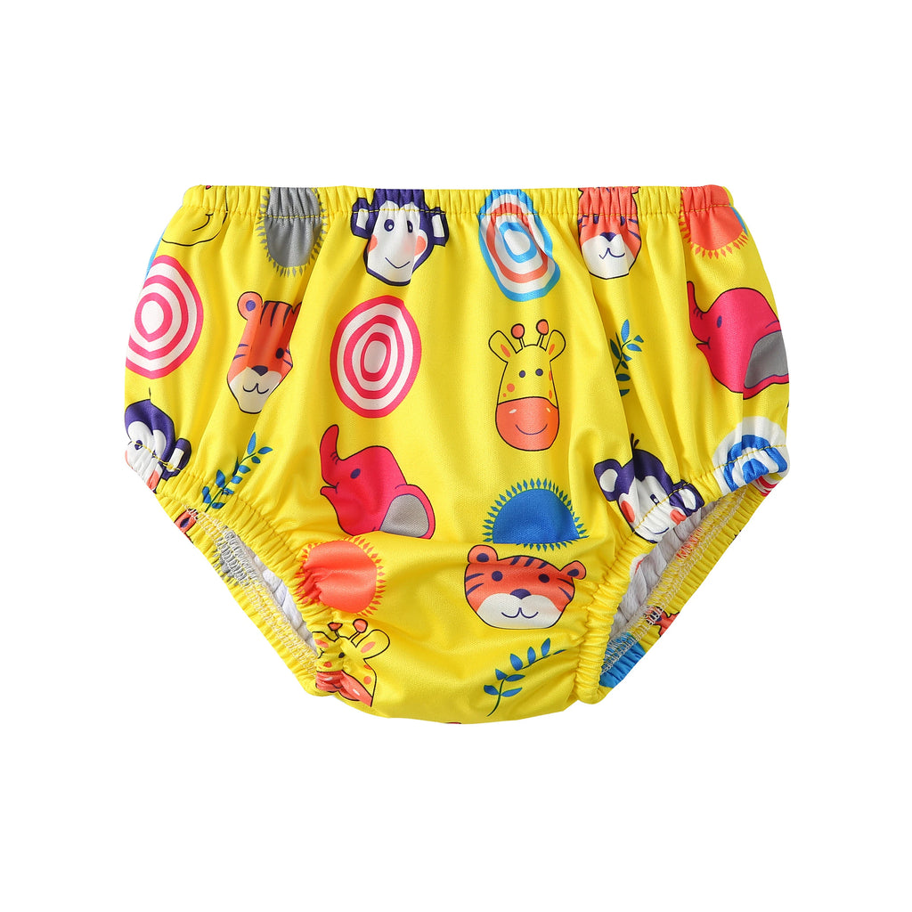 Baby Waterproof Reusable Swim Diaper | 3 Sizes, Pool Pants Baby Swim Diaper Vue Monkey L