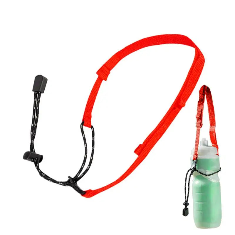 Adjustable Water Bottle Shoulder Strap & Carrier Lanyard Bottle Carrier Strap Vue