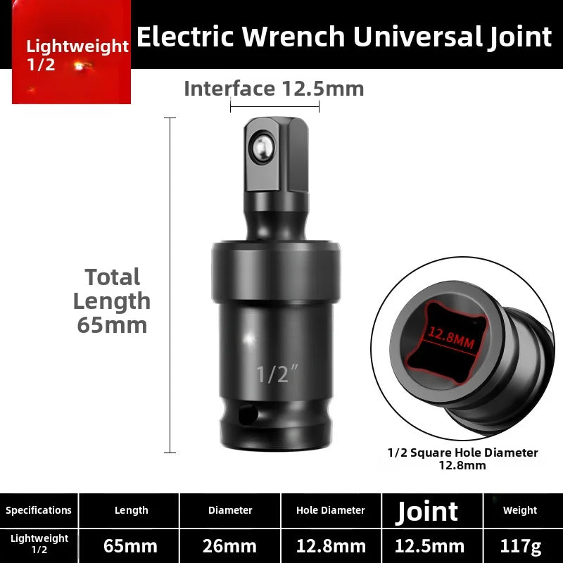 1/2" Drive Wobble Extension Bar & Socket Joint Adapter Socket Extension Bar Vue