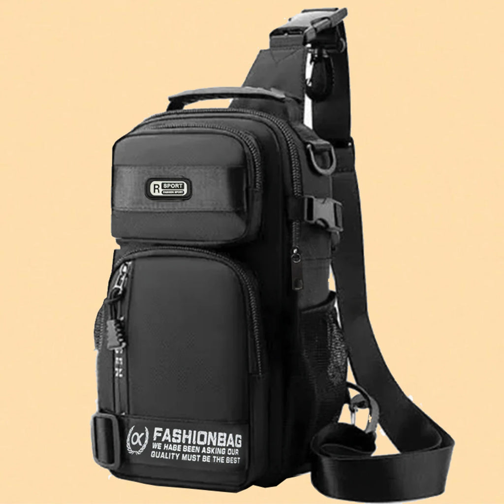 Waterproof Multi-pocket Sling Bag Men Anti-theft Chest Port Casual