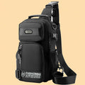 Waterproof Multi-pocket Sling Bag Men Anti-theft Chest Port Casual