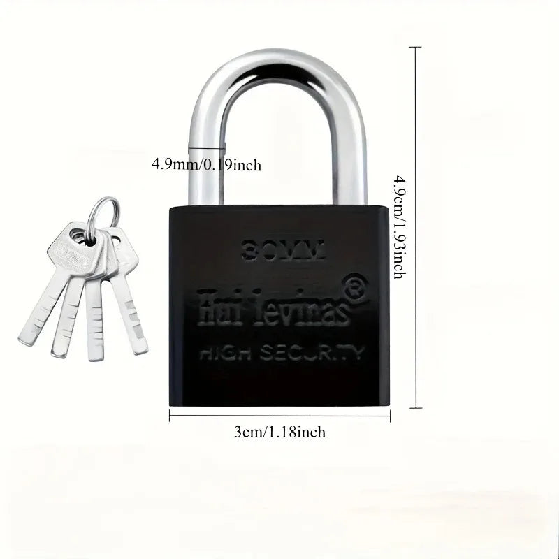 Heavy Duty Padlocks with Keys Waterproof Anti-Rust Anti-Theft Copper Core High Security Lock for Gate Shed Garage Locker Outdoor Vue