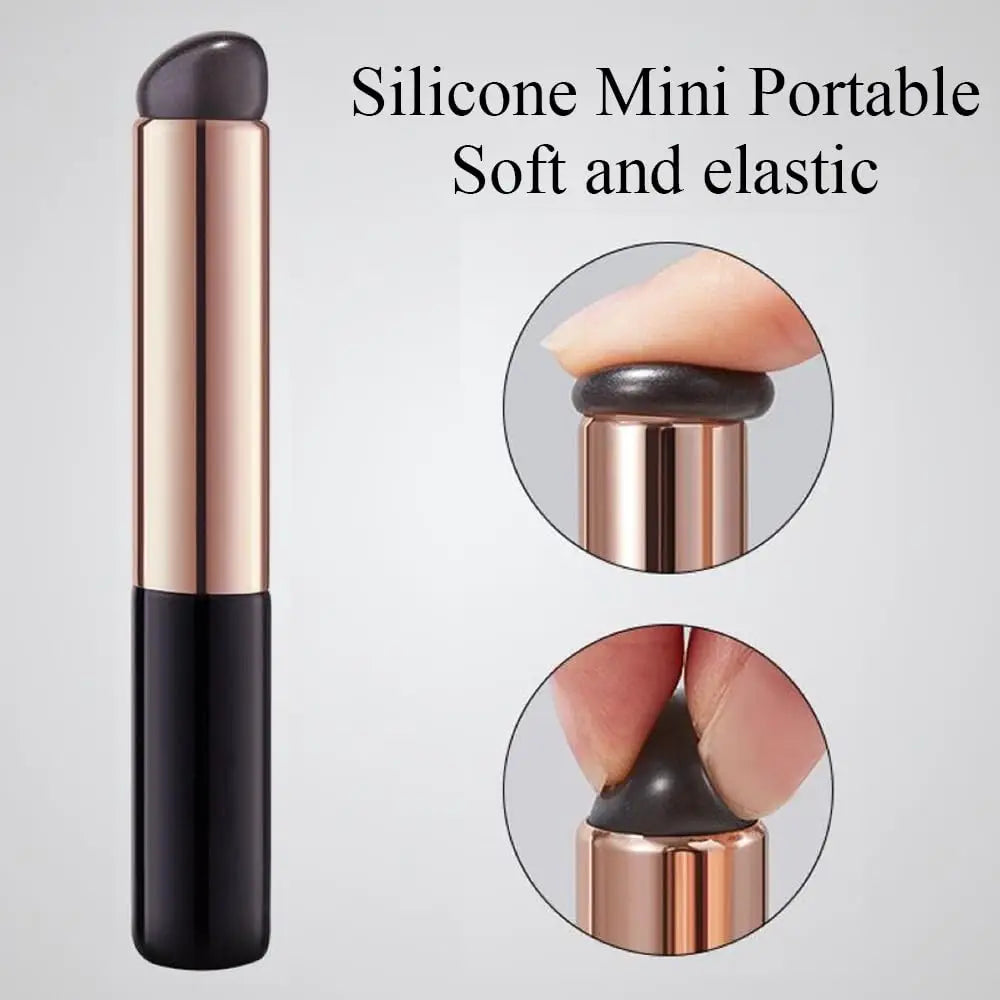 1/2 Pcs Silicone Nail Brush For Nail Art Nail Glitter Gradient Shading Nail Design Brushes Manicure Nail Art Tools Makeup Vue