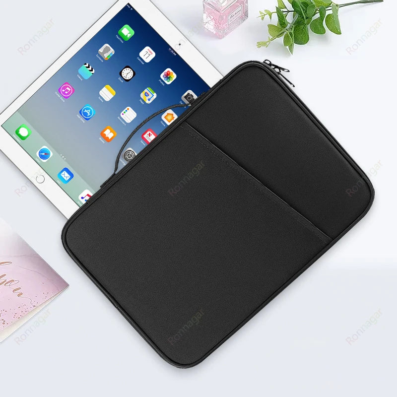 Samsung Galaxy Tab Sleeve Bag S11 S10 S9 Ultra Plus FE | Ronnagar Tablet Sleeve Bag Vue Black Tab S6 lite 10.4
