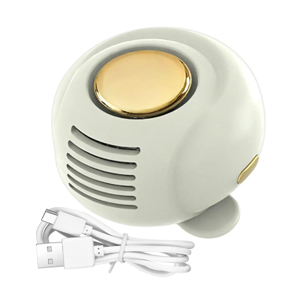 Clip On Rechargeable Bladeless Fan, Portable Mini Cooling Fan with Clip, Quiet Personal Breeze for Home Office Travel Camping Vue