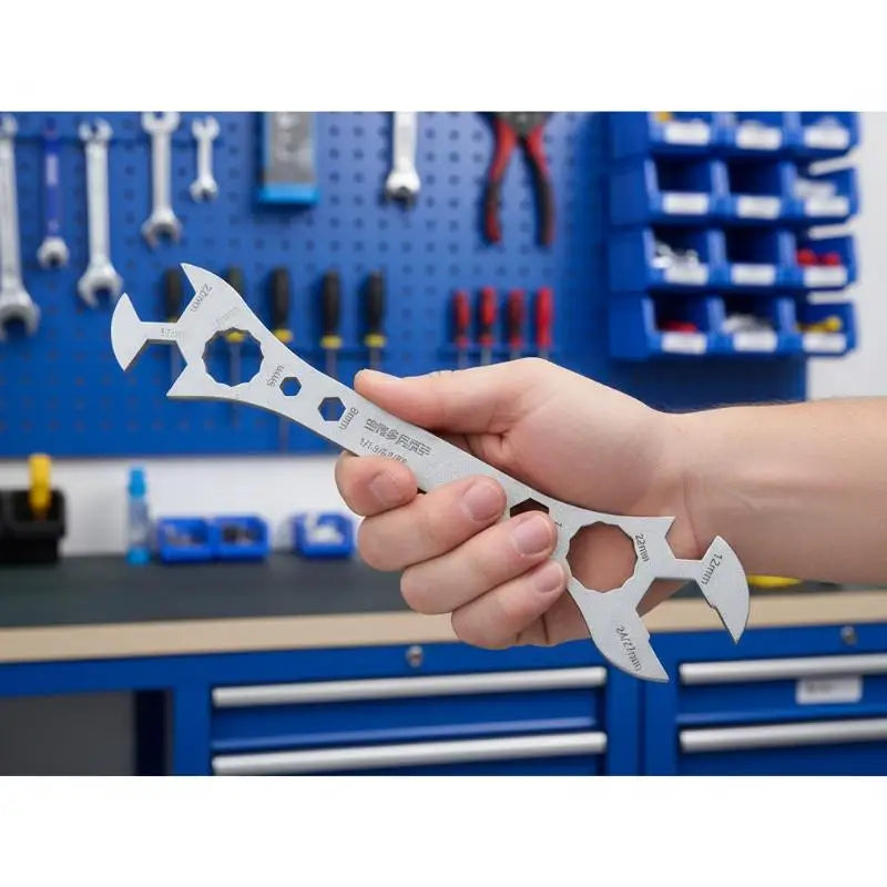 Air Conditioner Repair Wrench Multifunctional Double End Spanner Tool for Fixing and Installation Projects Vue