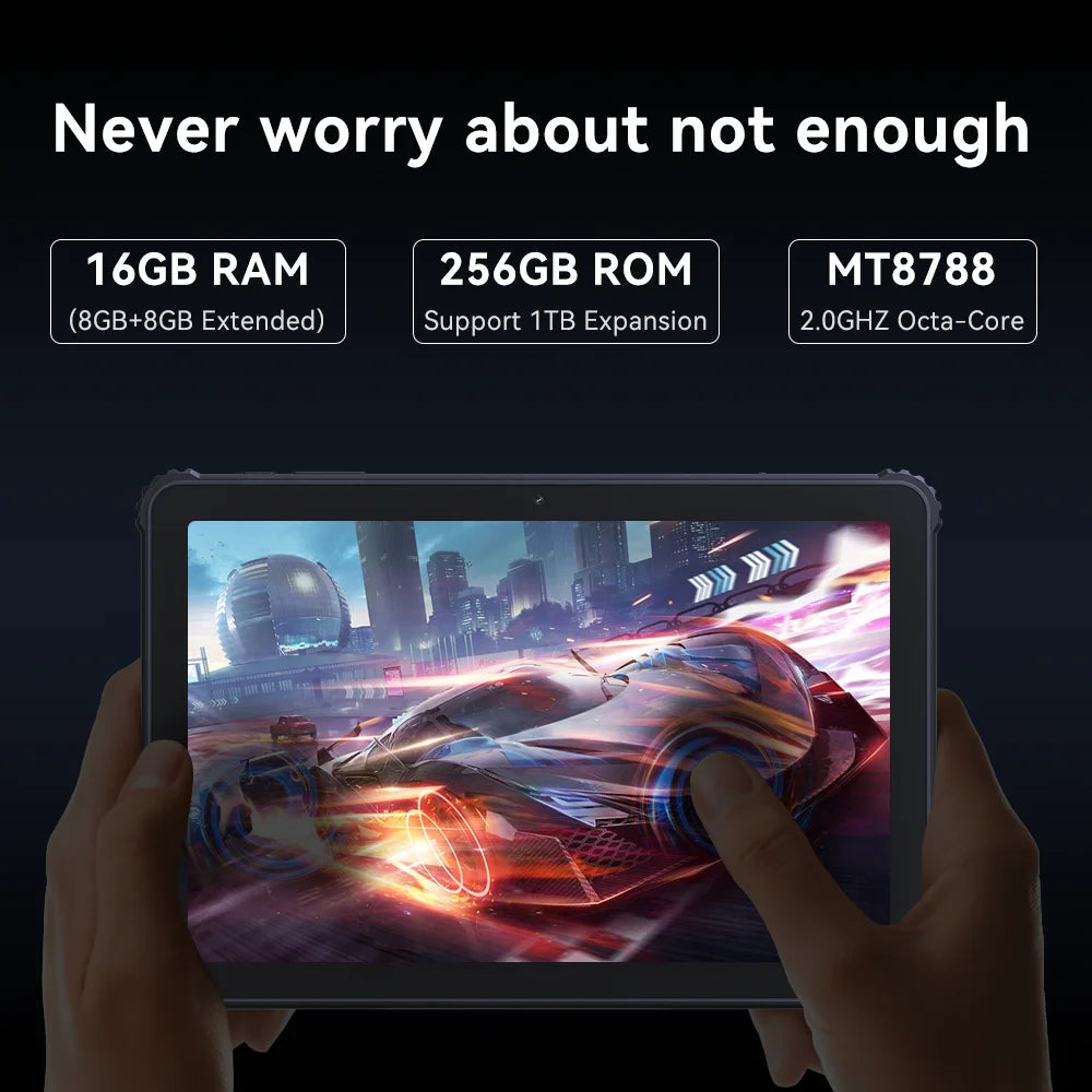 Cubot TAB KINGKONG, Rugged Tablet Android 13, IP68 Waterproof, 16GB+256GB, Add to Cart & Collection,Coming Soon Vue