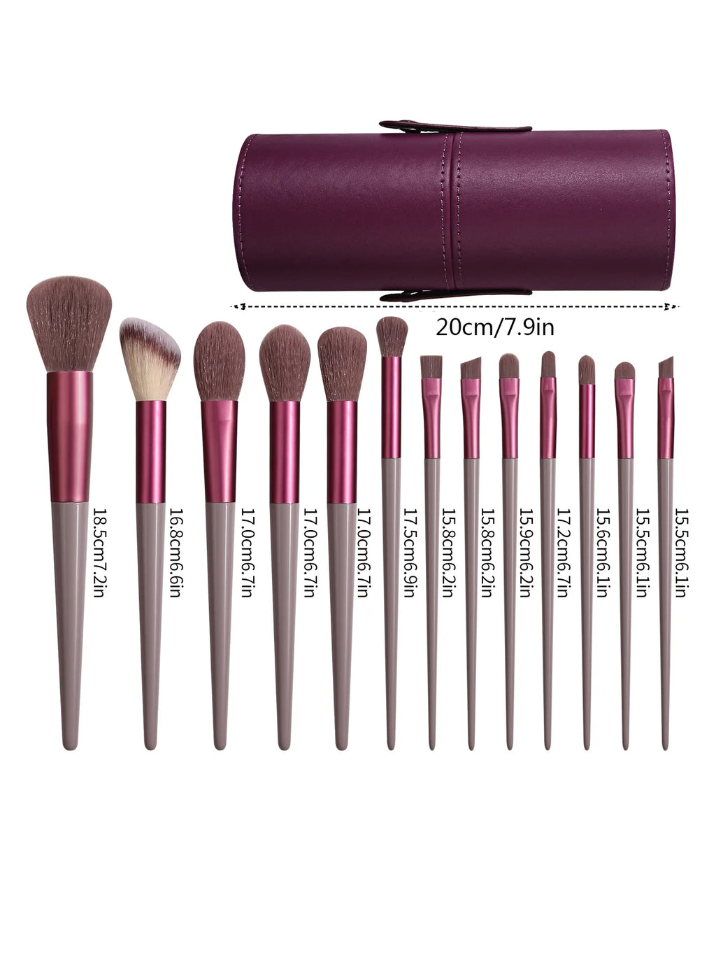 13PCS Professional Makeup Brushes Set Soft Fluffy Foundation Eyeshadow Concealer Blending Blush Brush Kabuki Women Beauty Tool Vue