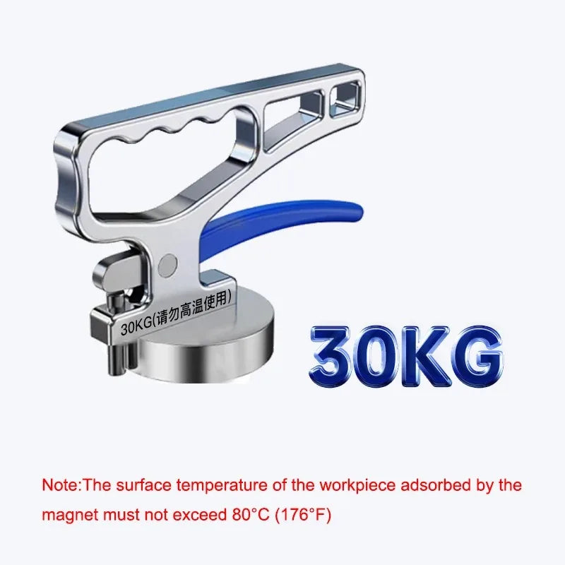 Strong Magnetic Pickup Tool 30/60KG Load Handling Suction Cup for Iron Plate Steel Mold Laser Cutting Feeder Lifting Magnet Vue 30KG
