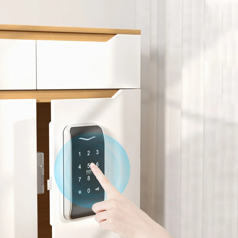 High Security Electronic Keyless M1 Card Digital Code Door Lock For Gym/Office/Apartment Lockers Vue