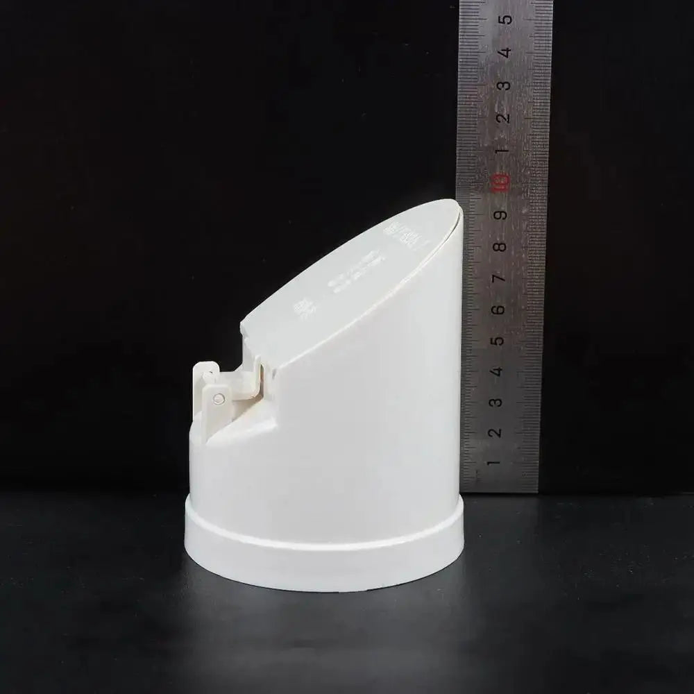 PVC Drain Pipe Rain Pipe Cap Sewage Pipe Large Displacement Anti-rat Cover White PVC Pipe Septic Tank Anti-odor Cover Balcony Vue
