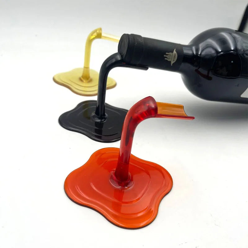 Spilled Wine Bottle Holder – Fun Novelty Wine Rack Stand Wine Bottle Rack Vue