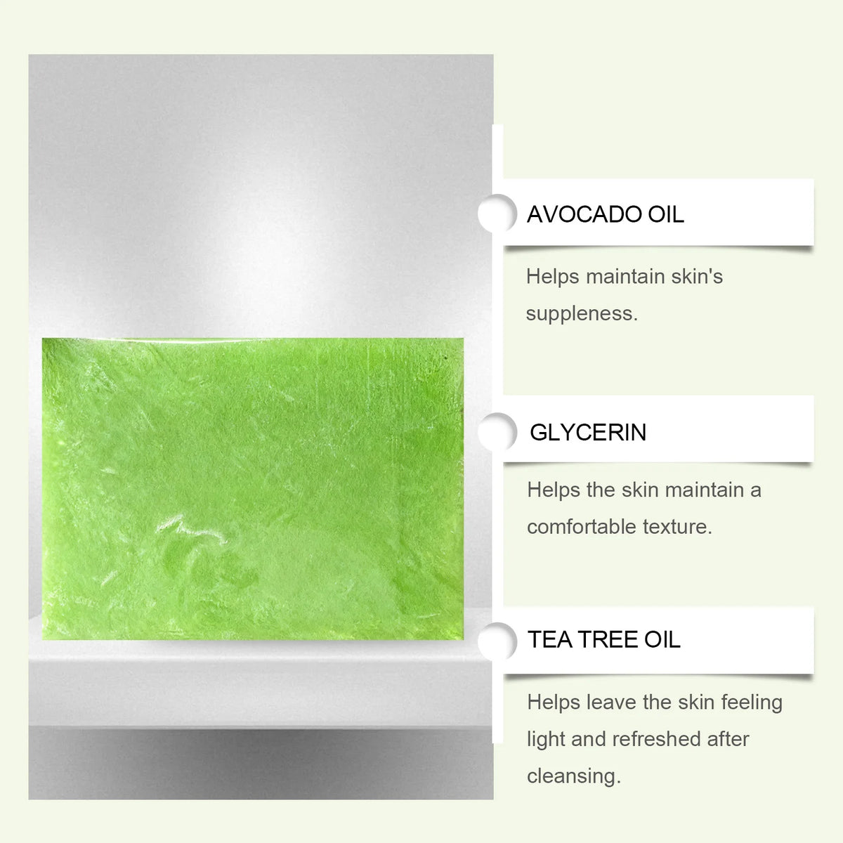 Gentle Moisturizing Body Soap - Mild Cleansing Bar for Long-Lasting Daily Hydration, Soothing Non-Tightening Skin Care Vue