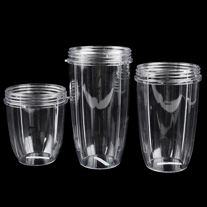 3Sizes Tranesparent Clear Juicer Cup Replacement For NutriBullet Juicer 18OZ 24OZ 32OZ Vue