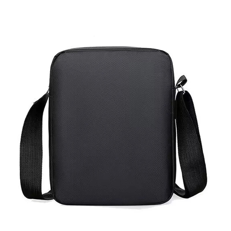 Neutral Shoulder Bag Men Women Multiple Pockets Made Nylon Material