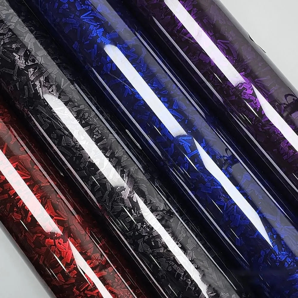 50x30CM Carbon Fiber Vinyl Film 3D 6D Matte Effect Gloss Motorcycle Vue