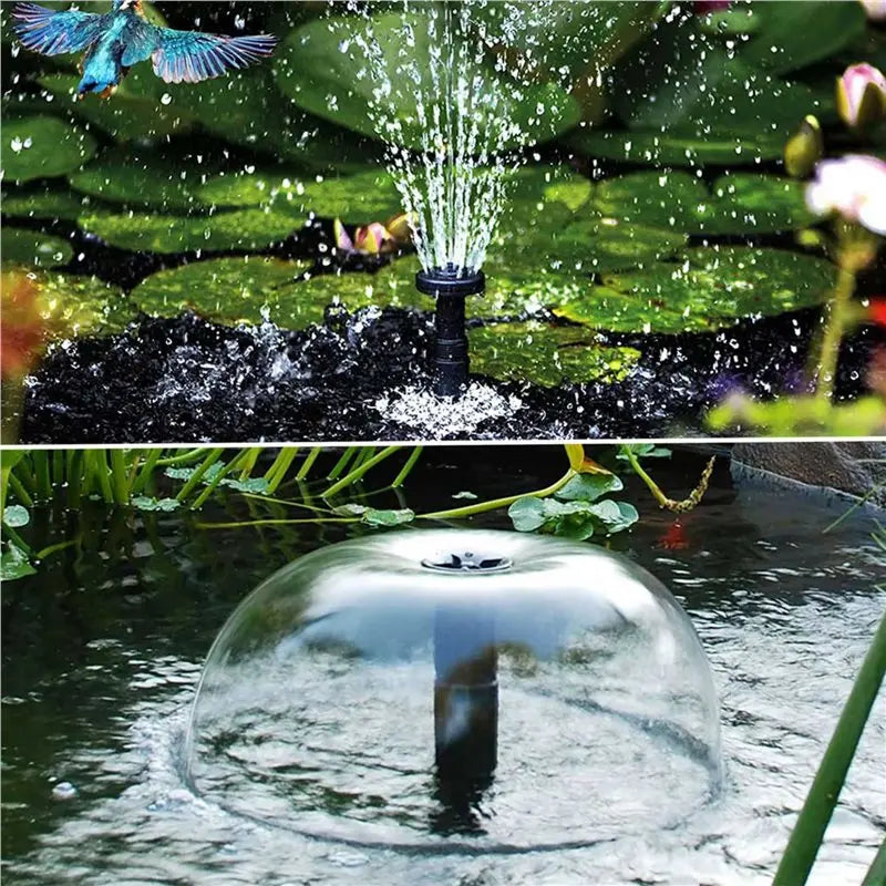 ABKW-2X Fountain Pump Nozzle Set Water Spray Heads Pond Submersible Pump Pool Multifunctional Nozzle L Vue