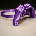 3D Printing Palm Sun Hat Funny Heart Hands Palm Sunshade Headband Adjustable UV Protection Outdoor Beach Hat Beach Party Vue Purple