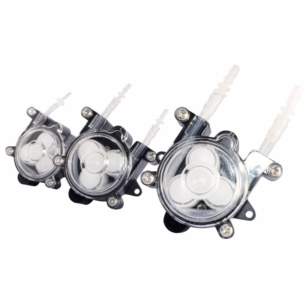 6V 65-150ml/min High-Flow Peristaltic Pump Miniature Dosing Pump Peristaltic Hose Pump for Lab Aquarium Chemical Analysis Liquid Vue