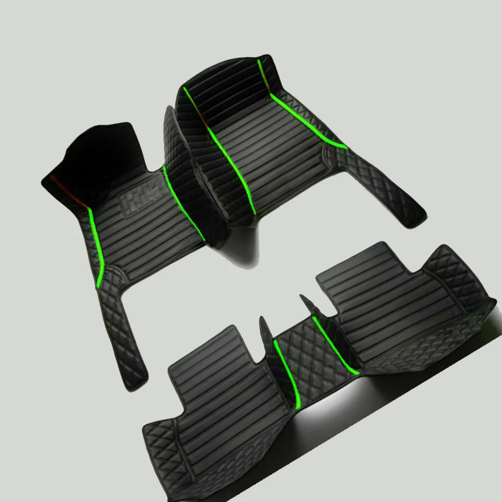 Custom PU Leather Floor Mats for Cadillac SRX | Full Set Car Floor Mats Vue