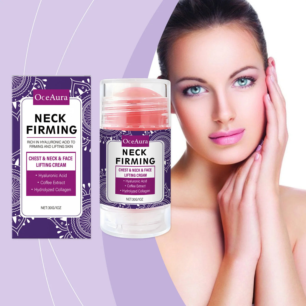 Firming Serum Stick, Moisturizing & Elasticity, Reduce Fine Lines, Lifting & Firming Massage for Neck, Convenient Essence Vue