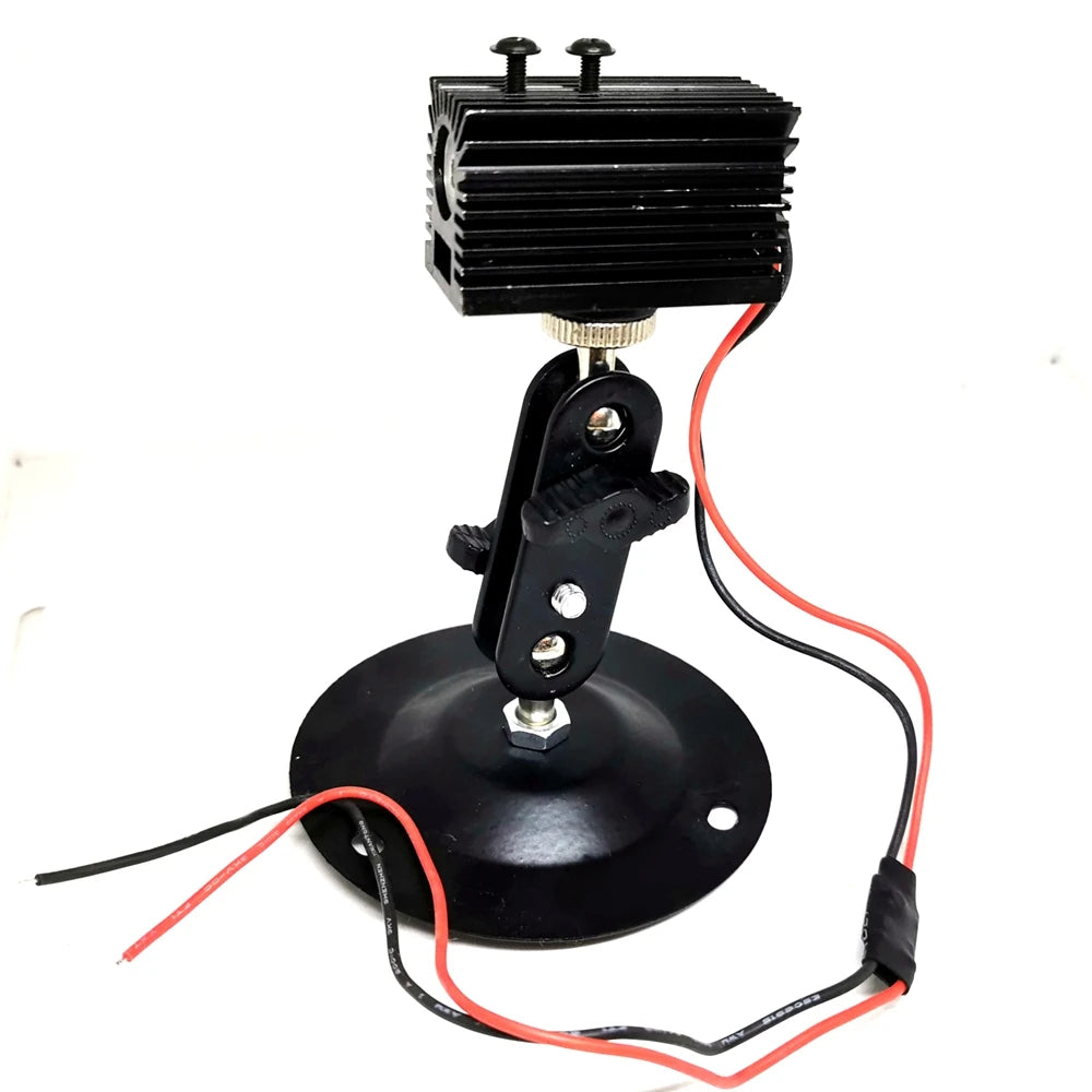 Industrial 532nm 50mW Green Laser Diode Module Focus Dot Lighting 3-5V With Heatsink Vue