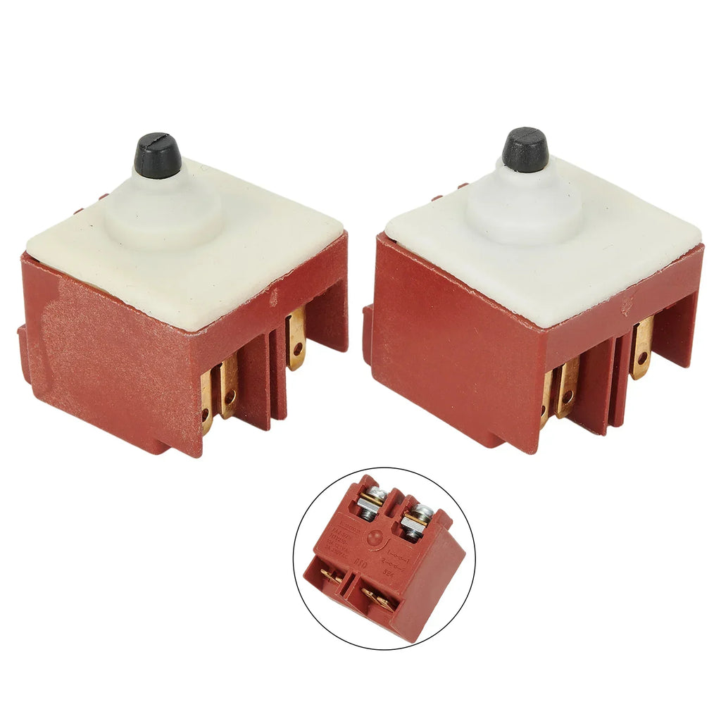 2pcs Angle Grinder Push Button Switch 250V 5A | Bosch GWS6/8-100 Power Tool Switch Vue