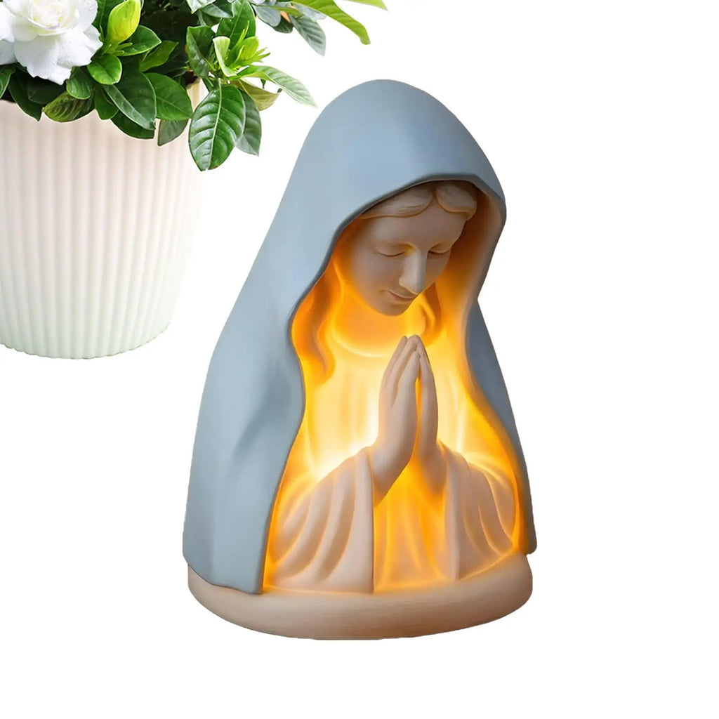 Virgin mary night light Religious Night Light Decorative Table Lamp Soft Eye Protection Desk Accessories for Nursery Reading Vue