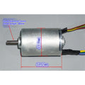 18V 340W High Speed Hall Brushless DC Motor 4260 Inner Rotor 37000RPM 12-18V Input Dual Ball Bearing DIY Power Brushless Motor Vue Other