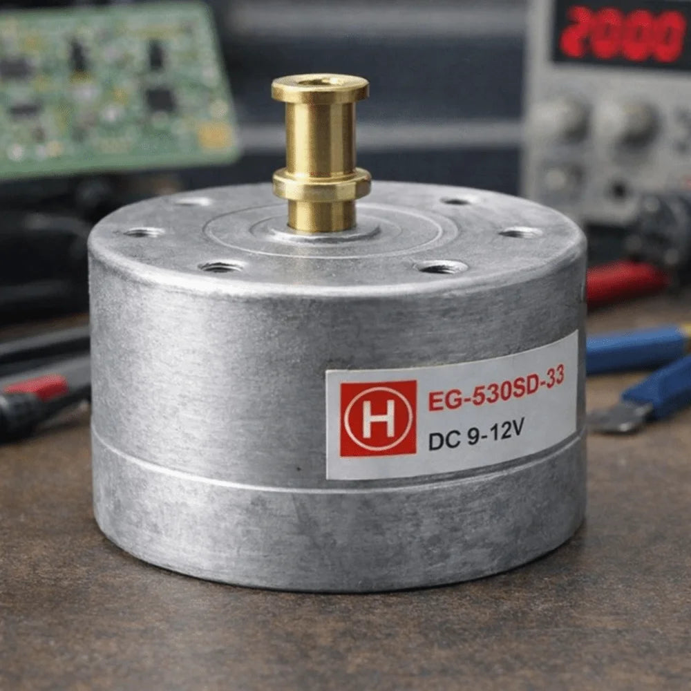 Low Noise EG-530SD H/L Fine Speed Trim 25mm Mount Turntable Motor Replacement 33/45/78 RPM Support 9-12V DC Vinyl Player Motor Vue