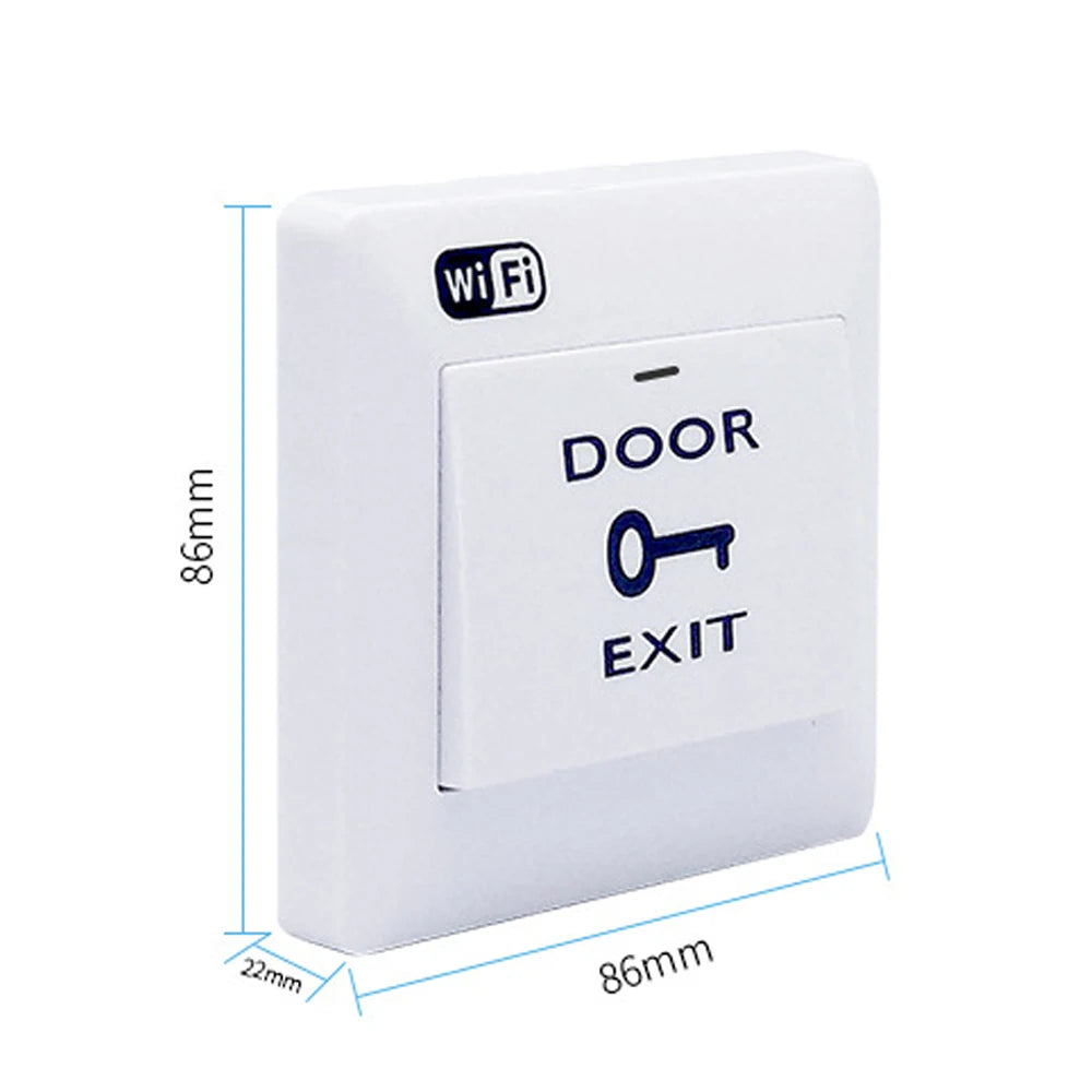 Support Tuya App WIFI Exit Switch Surface Mounted Intelligent Life Access Control System Control 4-Wire Switch Vue
