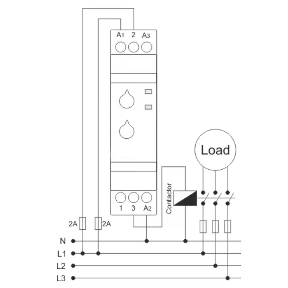 Multifunction Time Delay Relay AC220V DIN Rail Mount 5A 1NO+1NC Contact Adjustable Timer with LED Indicator Time Relay Switch Vue