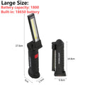 COB LED Dimmable Work Light USB Rechargeable Flashlight Magnet LED Work Light Vue Large 4 PCS China Mainland