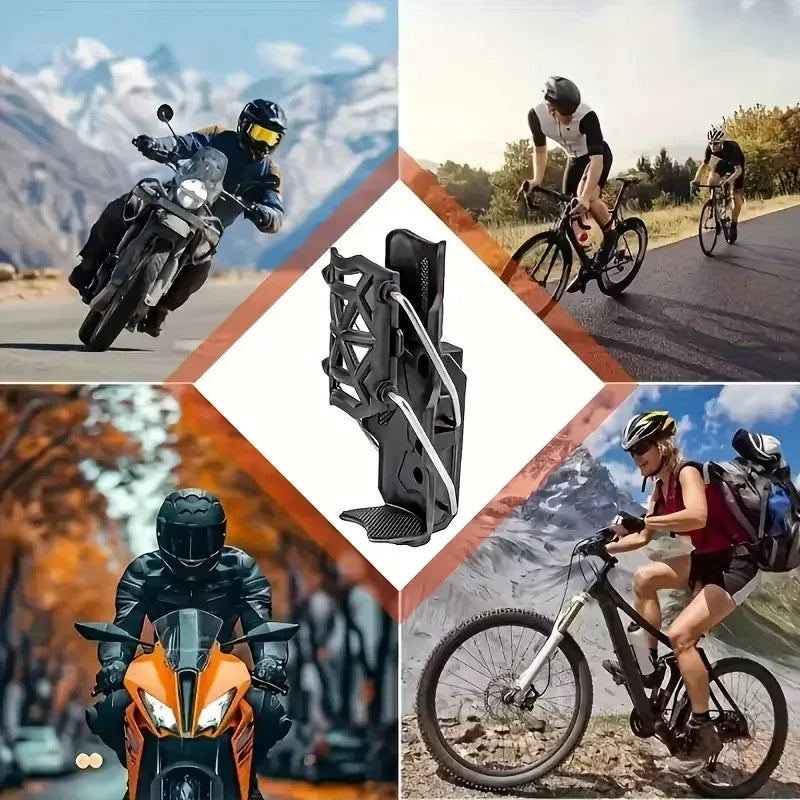 1-4PCS Universal Adjustable Water Bottle Cage Bike Motorcycle E Bike Cup Holder Clamp Cycling Essential Accessories Mount Vue