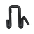 Self-priming Design Self-priming Siphon Hose Easy Installation Overflow Function Rainwater Transfer Pipe PP Material Vue Black