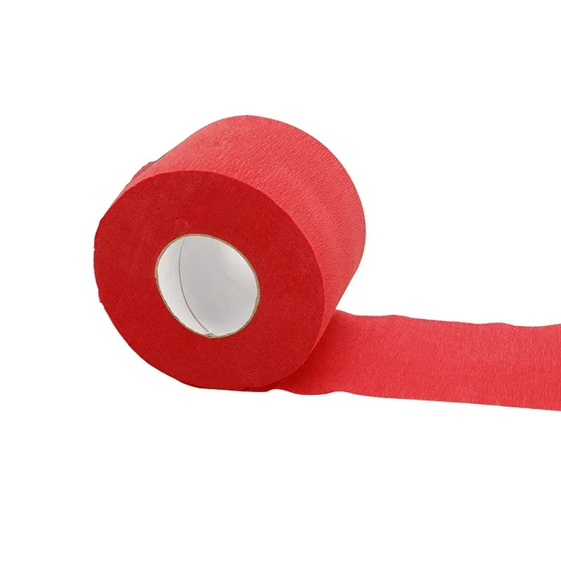 1 Roll/Pack Hair Cutting Accessory Neck Paper Adjustable Barber Dedicated Salon Hairdressing White Black Neck Strips Vue Red