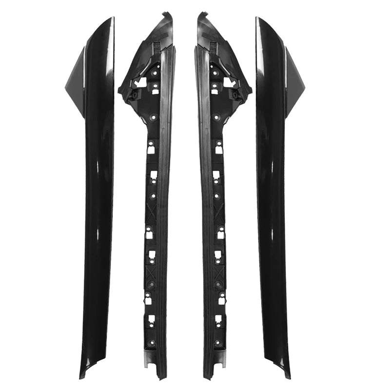 Car Windshield Exterior Trim Panels Windshield A Pillar Molding Trim For Explorer 2011 To 2019 BB5Z-7803136-AB BB5Z-7803137-AA Vue 4PCS