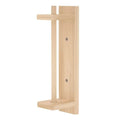 Wood Paper Towel Holder Creative Multifunction Roll Paper Hanger Simple Wall Mounted Plastic Wrap Organizer Kitchen Vue Brown