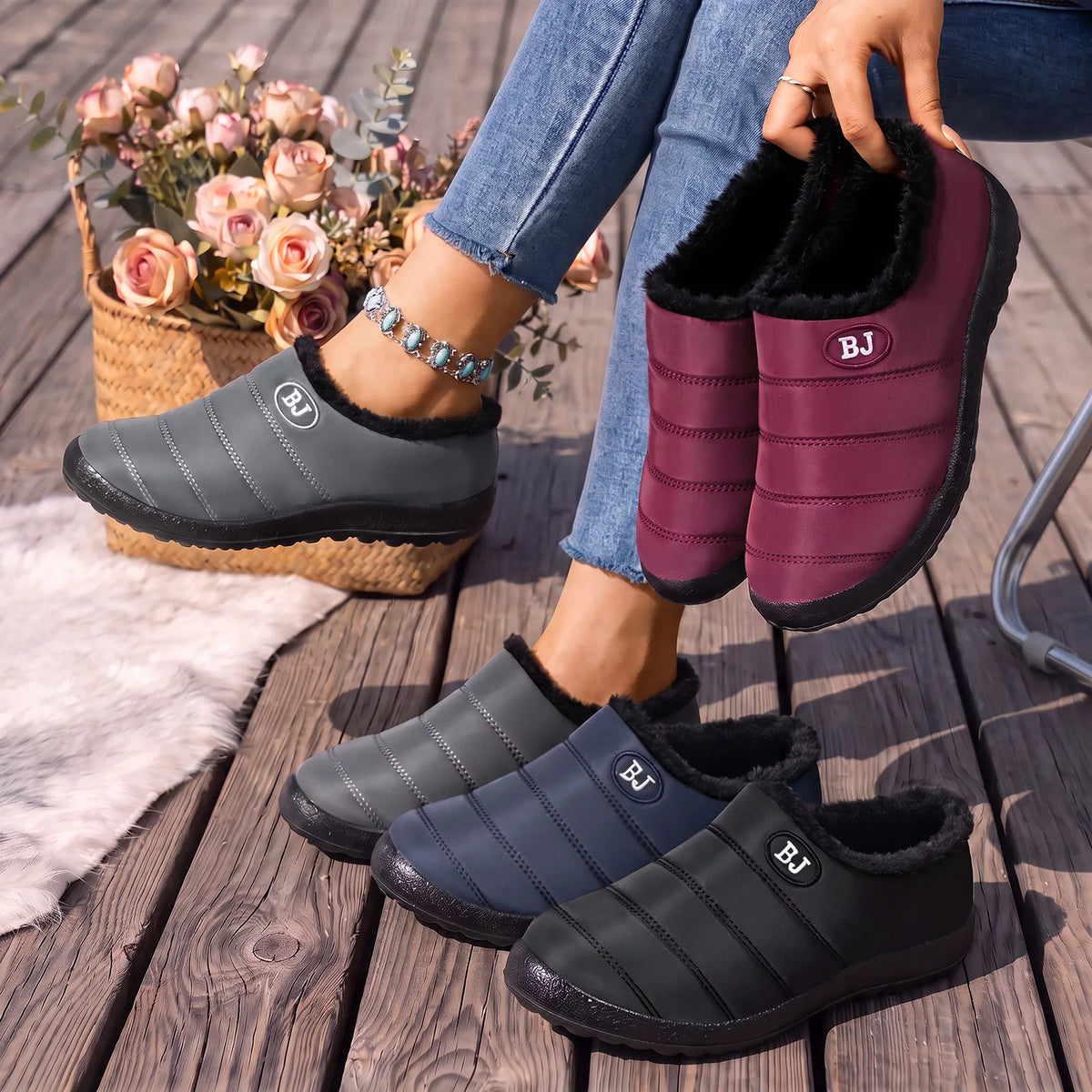 Women's Velvet-Lined Waterproof Snow Boots | Sizes 35–47 Women's Snow Boots Vue