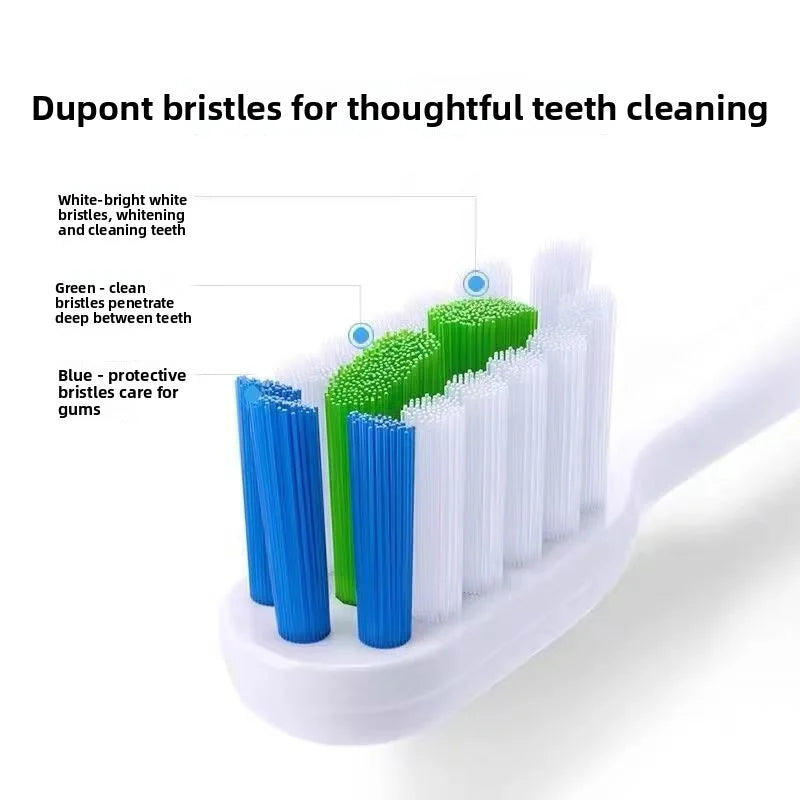 Replace Heads For EFZQ E10/F10/Z10/Z10S Electric Toothbrush Kids Adurt DuPont Bristles Vacuum E10C/E10S/Z10-2 Replace Nozzles Vue